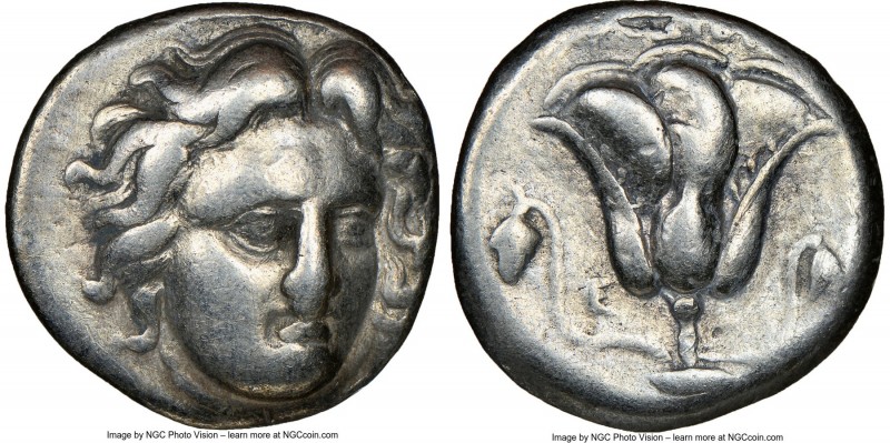 CARIAN ISLANDS. Rhodes. Ca. 300-250 BC. AR didrachm (18mm, 11h). NGC Choice Fine...