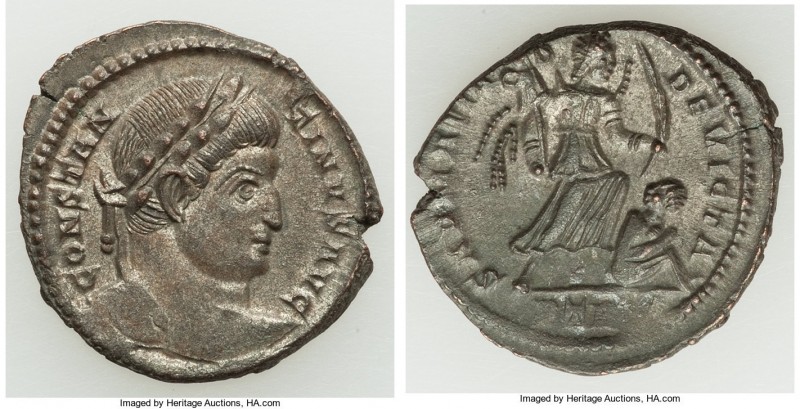 Constantine I the Great (AD 307-337). AE3 or BI nummus (20mm, 2.67 gm, 11h). AU,...