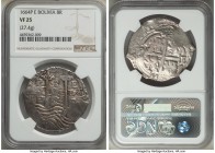 Philip IV Cob 8 Reales 1664 P-E VF25 NGC, Potosi mint, KM21. 39mm. 27.4gm. 

HID09801242017

© 2020 Heritage Auctions | All Rights Reserved
