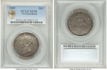 Newfoundland. Victoria 50 Cents 1885 XF40 PCGS, London mint, KM6. Arsenic gray toning. 

HID09801242017

© 2020 Heritage Auctions | All Rights Res...