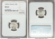 Republic 50 Centimes 1895-A MS65 NGC, Paris mint, KM834.1. Last year of Ceres head issue, fully struck with light golden toning. 

HID09801242017
...