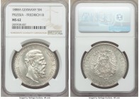 Prussia. Friedrich III 5 Mark 1888-A MS62 NGC, Berlin mint, KM512. One year type. 

HID09801242017

© 2020 Heritage Auctions | All Rights Reserved...