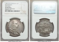 Regensburg. Free City 1/2 Taler 1782-GCB XF Details (Mount Removed) NGC, KM444. Portrait and in the name of Joseph II. City View reverse. 

HID09801...