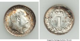 Edward VII 4-Piece Uncertified Maundy Set 1908 UNC, KM-MDS165. Includes the Penny through the 4 Pence. Each specimen retains an impressive mint brilli...