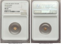Maratha Confederacy. Alamgir II gold Fanam ND (1754-59) MS64 NGC, Kolar mint, KM362, Fr-1312.

HID09801242017

© 2020 Heritage Auctions | All Righ...
