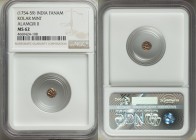 8-Piece Lot of Certified gold Fanams NGC, 1) Martha Confederacy. Alamgir II Fanam ND (1754-1759) - MS62. Kolar mint, KM362 2) Martha Confederacy. Alam...