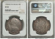 Charles III 8 Reales 1785 Mo-FM XF45 NGC, Mexico City mint, KM106.2a.

HID09801242017

© 2020 Heritage Auctions | All Rights Reserved