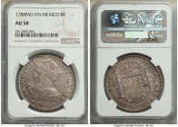 Charles III 8 Reales 1788 Mo-FM AU58 NGC, Mexico City mint, KM106.2a. Golden-gray toning over lustrous fields. 

HID09801242017

© 2020 Heritage A...