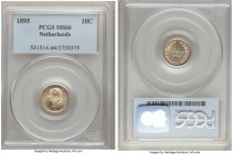 Wilhelmina 10 Cents 1895 MS66 PCGS, KM116. Only a single example certifies finer at PCGS.

HID09801242017

© 2020 Heritage Auctions | All Rights R...