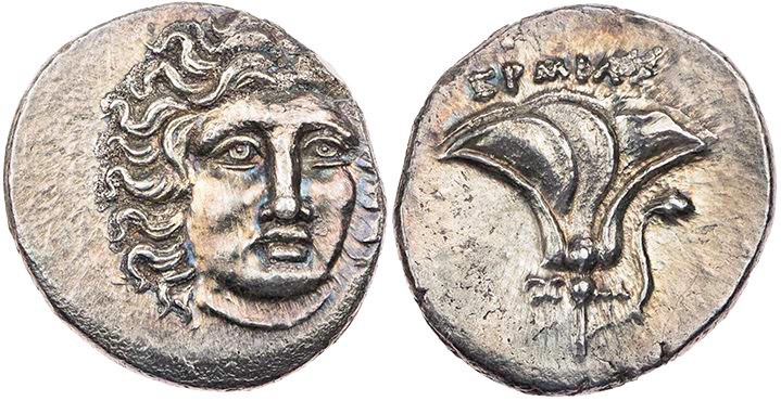 MAKEDONIEN, KÖNIGREICH
Perseus, 179-168 v. Chr. AR-Drachme nach rhodischem Stan...