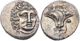 MAKEDONIEN, KÖNIGREICH
Perseus, 179-168 v. Chr. AR-Drachme nach rhodischem Standard um 171/170 v. Chr., unter Hermias unsichere Mzst. in Thessalien V...