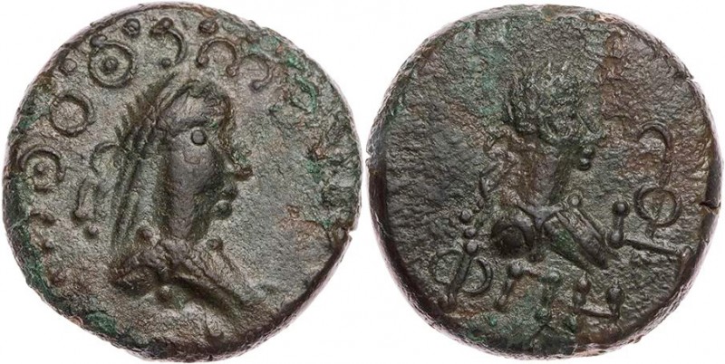 KÖNIGREICH BOSPORUS
Thothorses, 286/287-308/309 n. Chr. AE-Stater 291/292 n. Ch...