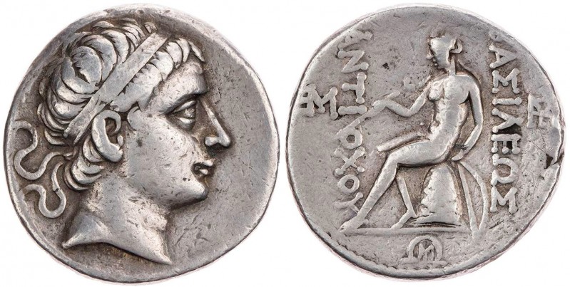 SYRIEN KÖNIGREICH DER SELEUKIDEN
Antiochos III., 223-187 v. Chr. AR-Tetradrachm...
