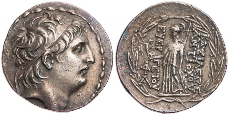 SYRIEN KÖNIGREICH DER SELEUKIDEN
Antiochos VII. Euergetes, 138-129 v. Chr. AR-T...