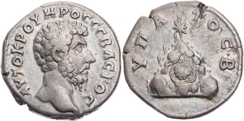 KAPPADOKIEN KAISAREIA / CAESAREA
Lucius Verus, 161-169 n. Chr. AR-Didrachme 161...