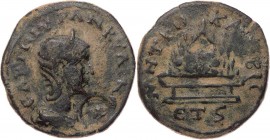 KAPPADOKIEN KAISAREIA / CAESAREA
Tranquillina, Gemahlin des Gordianus III., 238-244 n. Chr. AE-Diassarion 242/243 n. Chr. (= Jahr 6) Vs.: drapierte B...