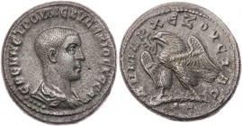 SYRIEN SELEUCIS ET PIERIA, ANTIOCHEIA AM ORONTES
Herennius Etruscus Caesar, 249-251 n. Chr. BI-Tetradrachme 250/251 n. Chr. Vs.: gepanzerte und drapi...