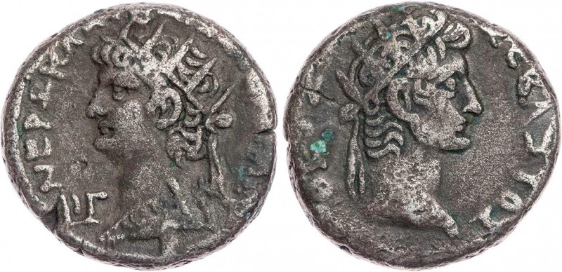 ÄGYPTEN ALEXANDRIA
Nero, 54-68 n. Chr. BI-Tetradrachme 66/67 n. Chr. (= Jahr 13...