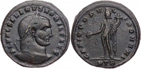 RÖMISCHE KAISERZEIT
Severus II. als Caesar, 305-306 n. Chr. AE-Follis Heraclea, 2. Offizin Vs.: FL VAL SEVERVS NOBIL CAES, Kopf mit Lorbeerkranz n. r...