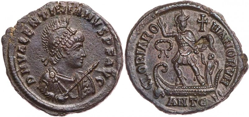 RÖMISCHE KAISERZEIT
Valentinianus II., 375-392 n. Chr. AE-Maiorina 378-383 n. C...