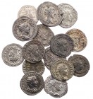 Lot, römische Münzen Antoniniane der römischen Kaiserzeit: Elagabal, Gordianus III. (4), Philippus I. Arabs, Philippus II. (2), Traianus Decius, Volus...