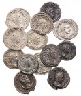 Lot, römische Münzen Antoniniane der Soldatenkaiserzeit: Gordianus III., Philippus I. Arabs, Philippus II., Otacilia Severa, Traianus Decius, Herennia...