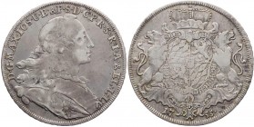 BAYERN HERZOGTUM, SEIT 1623 KURFÜRSTENTUM, SEIT 1806 KÖNIGREICH
Maximilian III. Joseph, 1745-1777. Konv.-Taler 1755 Vs.: Brustbild n. r., Rs.: bekrön...