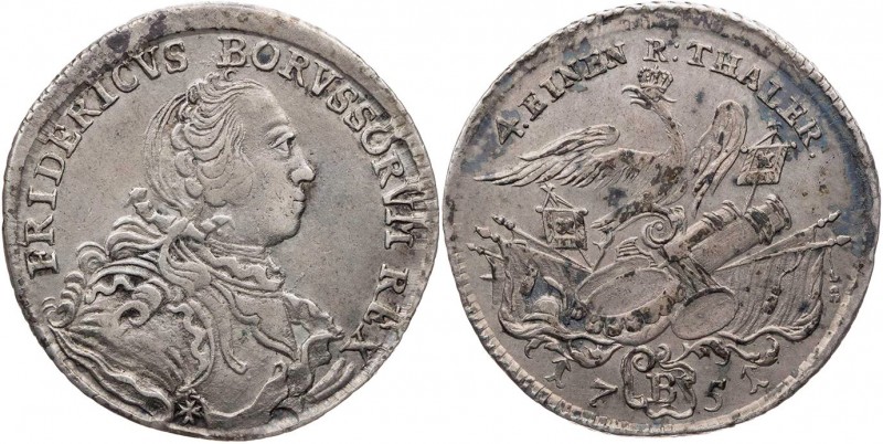 BRANDENBURG - PREUSSEN PREUSSEN, KÖNIGREICH
Friedrich II., 1740-1786. 1/4 Taler...