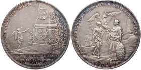 BRANDENBURG - PREUSSEN PREUSSEN, KÖNIGREICH
Friedrich Wilhelm II., 1786-1797. Silbermedaille 1787 v. F. Loos Auf den Geburtstag des Königs und das 55...