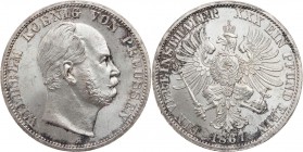 BRANDENBURG - PREUSSEN PREUSSEN, KÖNIGREICH
Wilhelm I., 1861-1888. Vereinstaler 1867 A AKS 99; J. 96; Thun 270; Olding 405. vz