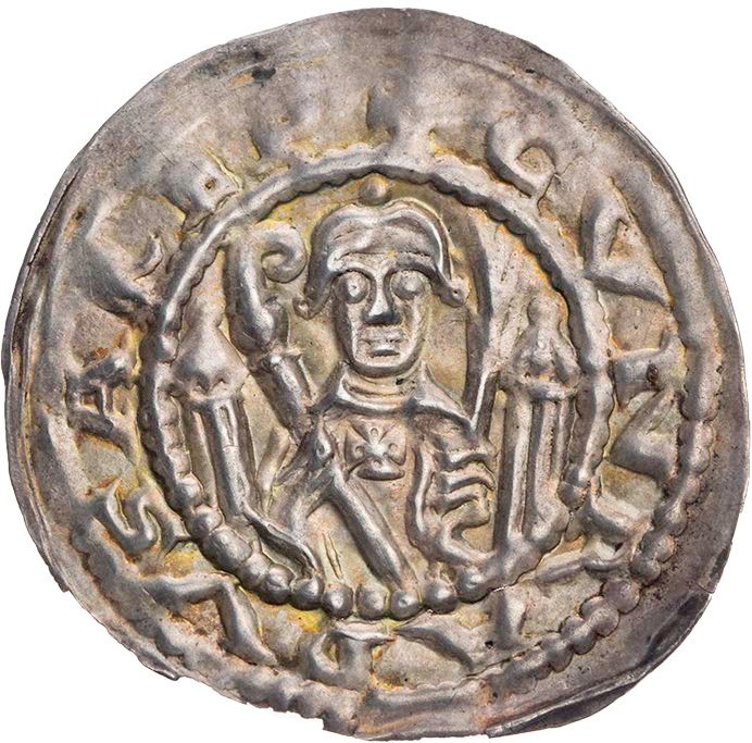 MAGDEBURG ERZBISTUM
Konrad I. von Querfurt, 1134-1142. Brakteat um 1140 +CVNRAD...