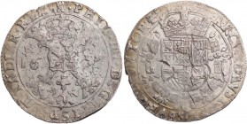 BELGIEN TOURNAI
Philipp IV. von Spanien, 1621-1665. Patagon 1637 Vs.: burgundisches Kreuz mit anhängendem Kleinod vom Goldenen Vlies, Rs.: bekröntes ...