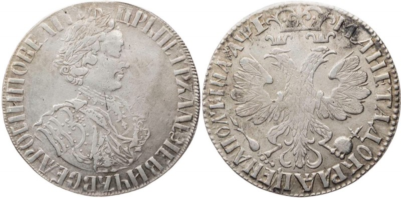 RUSSLAND KAISERREICH
Peter I., der Große, 1682-1725. 1/2 Rubel (Poltina) 1705 (...