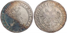 SCHWEIZ ST. GALLEN
Stadt. Taler 1622 Vs.: aufrechter Bär n. l., Rs.: bekrönter Doppeladler HMZ 2-897c; Dav. 4677. 28.15 g. fast ss