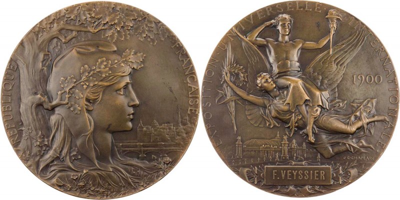 GEWERBE, HANDEL, INDUSTRIE WELTAUSSTELLUNGEN
Paris (1900) Bronzemedaille 1900 v...