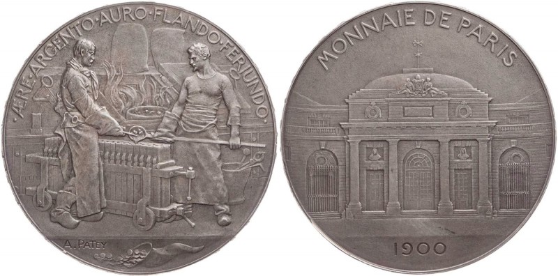 GEWERBE, HANDEL, INDUSTRIE WELTAUSSTELLUNGEN
Paris (1900) Silbermedaille 1900 v...