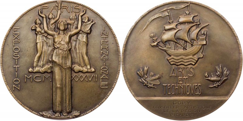 GEWERBE, HANDEL, INDUSTRIE WELTAUSSTELLUNGEN
Paris (1937) Bronzemedaille 1937 v...