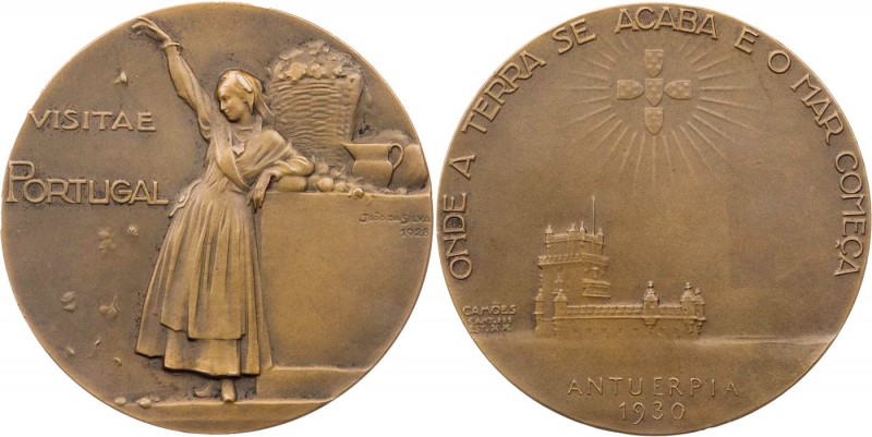 GEWERBE, HANDEL, INDUSTRIE INTERNATIONALE AUSSTELLUNGEN
Antwerpen (1930) Bronze...
