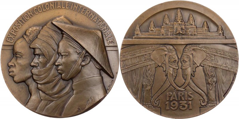GEWERBE, HANDEL, INDUSTRIE INTERNATIONALE AUSSTELLUNGEN
Paris (1931) Bronzemeda...