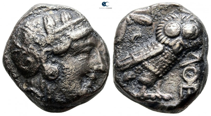 Attica. Athens circa 350-320 BC. 
Tetradrachm AR

21 mm., 16.80 g.



nea...
