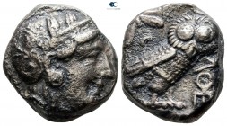 Attica. Athens circa 350-320 BC. Tetradrachm AR