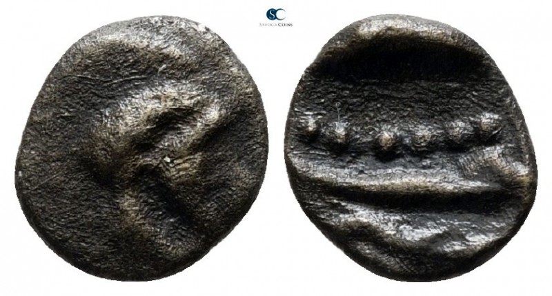 Phoenicia. Arados circa 380-350 BC. 
Obol AR

7 mm., 0.54 g.



nearly ve...