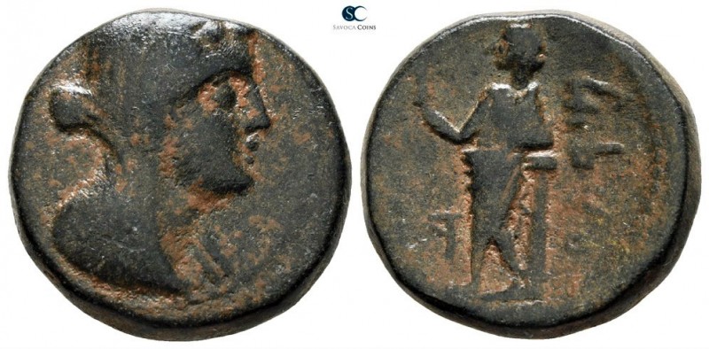 Phoenicia. Marathos 221-152 BC. 
Bronze Æ

20 mm., 10.57 g.



nearly ver...