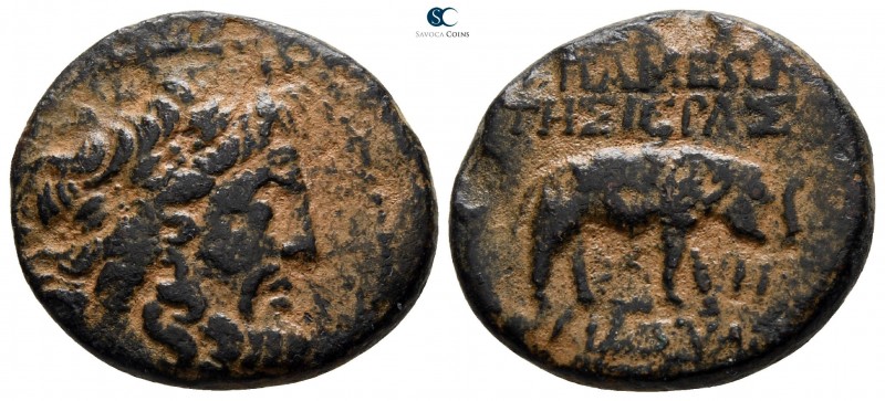 Seleucis and Pieria. Antioch 100-0 BC. 
Bronze Æ

21 mm., 6.56 g.



very...
