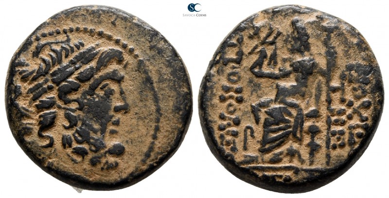 Seleucis and Pieria. Antioch 47-37 BC. 
Bronze Æ

19 mm., 7.73 g.



very...