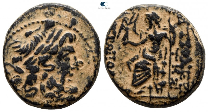 Seleucis and Pieria. Antioch 47-37 BC. 
Bronze Æ

19 mm., 7.19 g.



very...