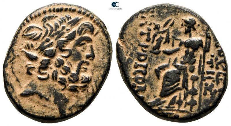 Seleucis and Pieria. Antioch 47-37 BC.
Bronze Æ

21 mm., 8.50 g.

very fine...
