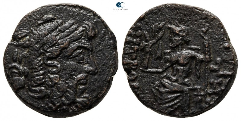 Seleucis and Pieria. Antioch 47-37 BC. 
Bronze Æ

17 mm., 5.48 g.



very...