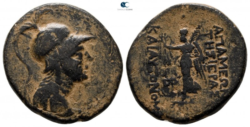 Seleucis and Pieria. Apameia 44-17 BC. 
Bronze Æ

21 mm., 6.60 g.



very...