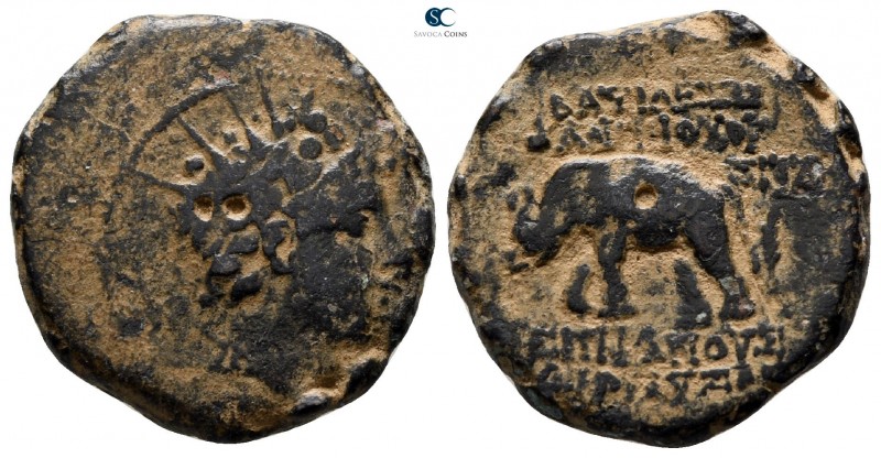 Seleukid Kingdom. Antioch. Antiochos VI Dionysos 144-142 BC. 
Bronze Æ

20 mm...